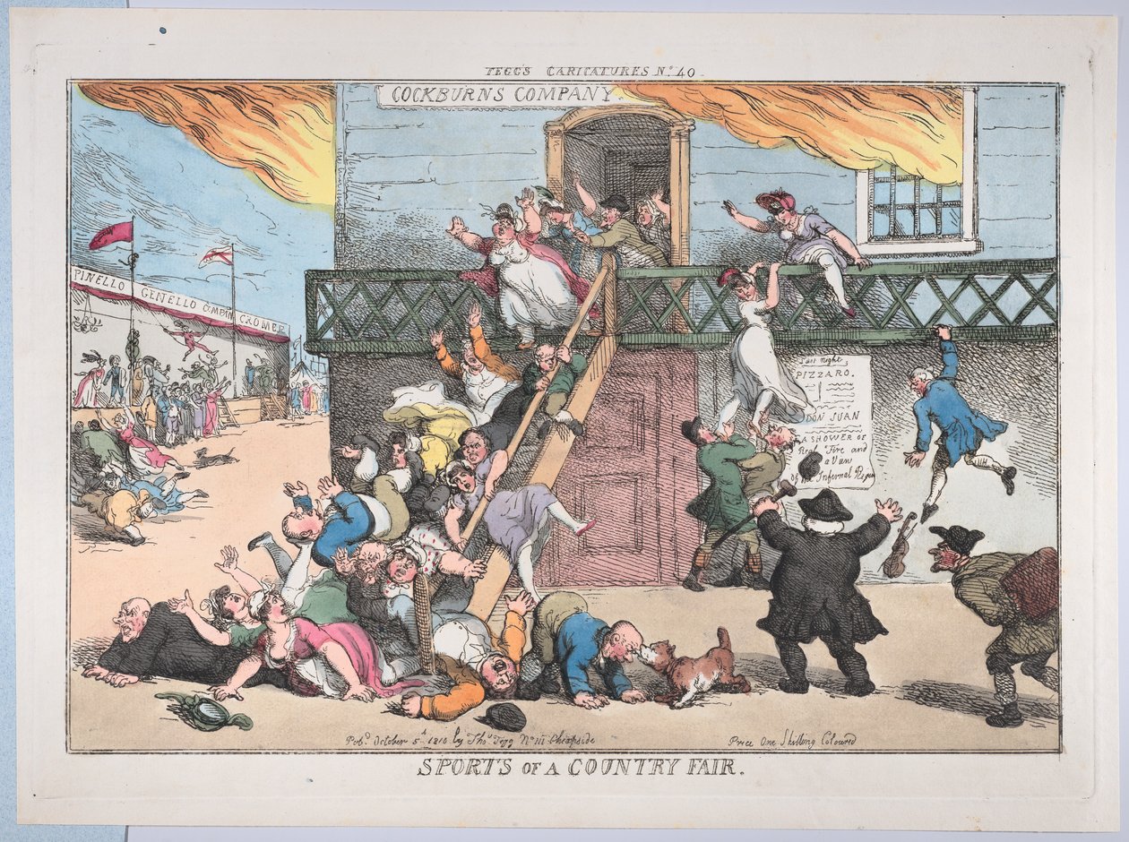 Sports of a Country Fair, 5 oktober 1810, 5 oktober 1810. av Thomas Rowlandson