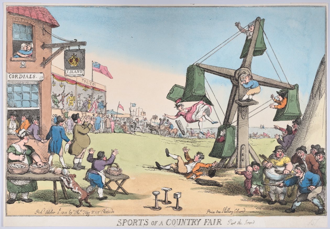 Sports of a Country Fair, Part the Second, 5 oktober 1810., 5 oktober 1810. av Thomas Rowlandson