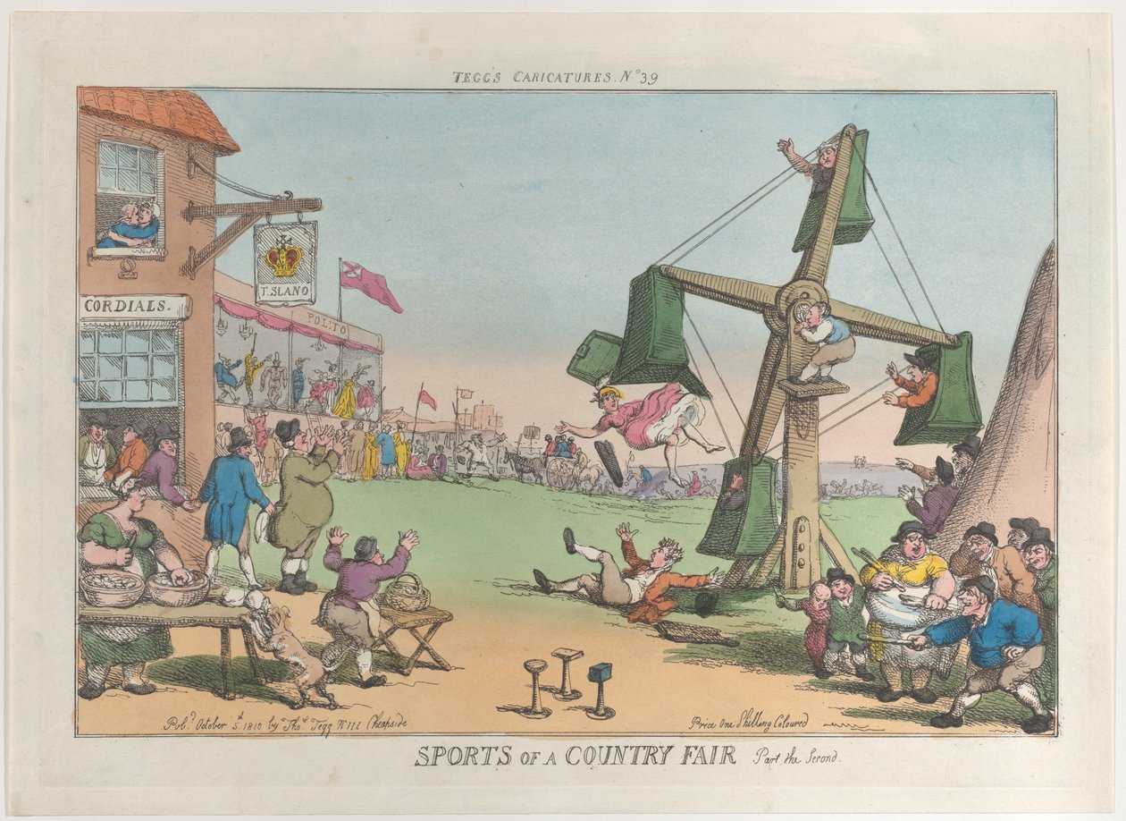 Sports of a Country Fair, Part the Second, 5 oktober 1810., 5 oktober 1810. av Thomas Rowlandson
