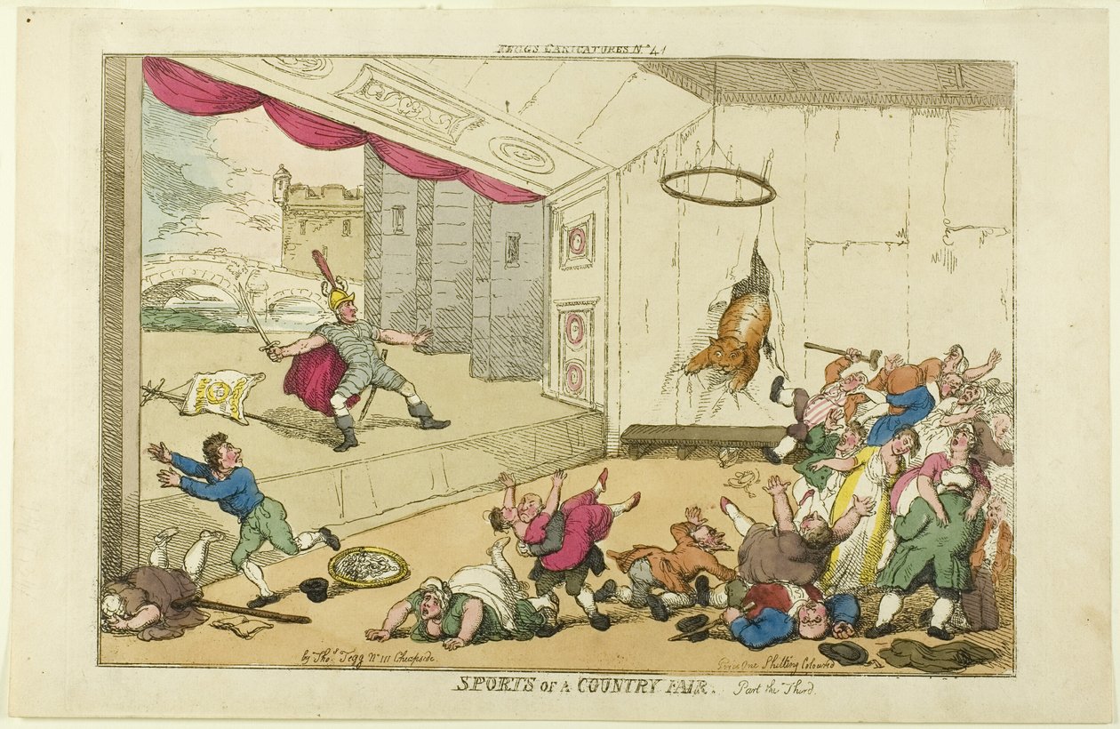 Sport på en lantlig mässa. Tredje delen av Thomas Rowlandson
