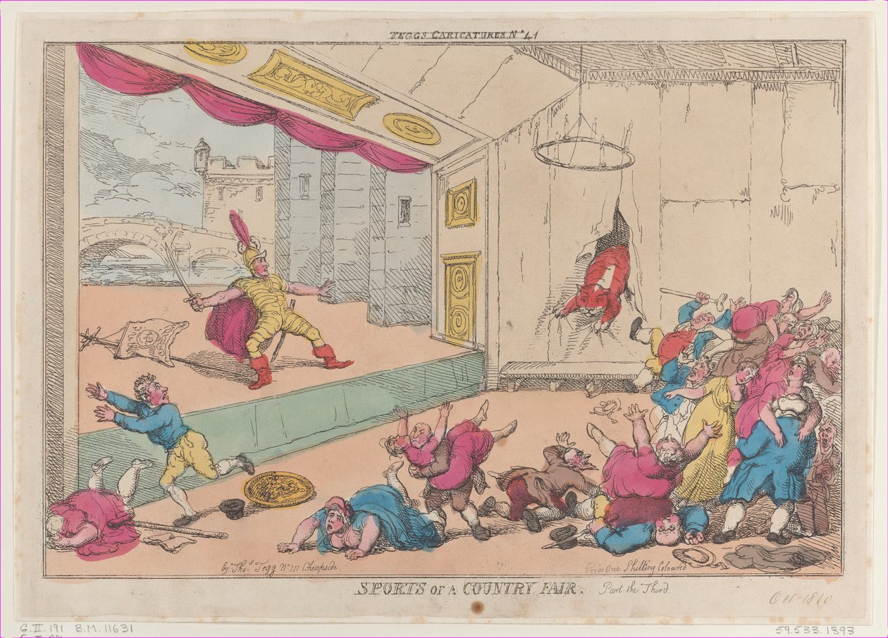 Sports of a Country Fair, Part the Third, 5 oktober 1810., 5 oktober 1810. av Thomas Rowlandson