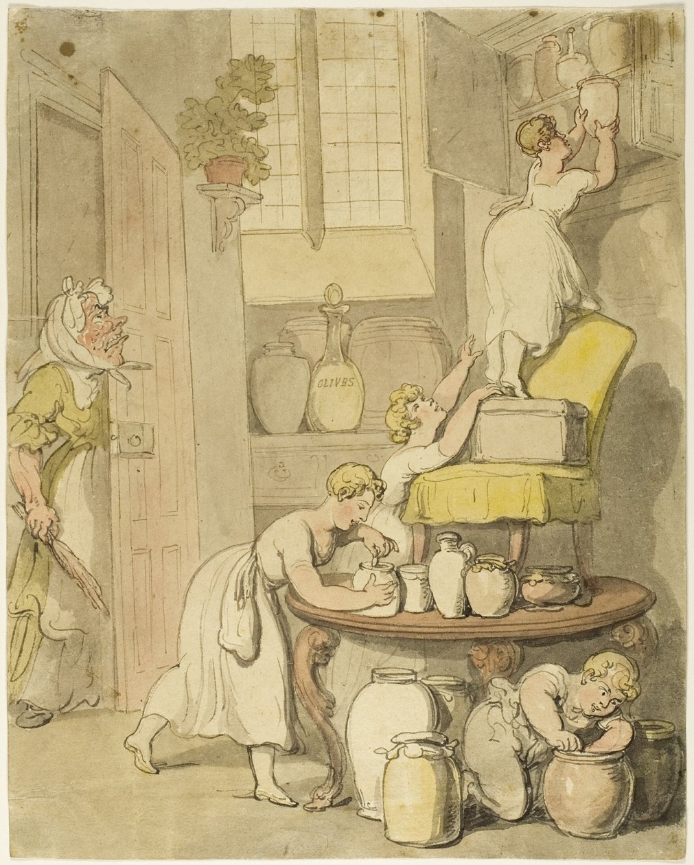 Att stjäla konserverna av Thomas Rowlandson
