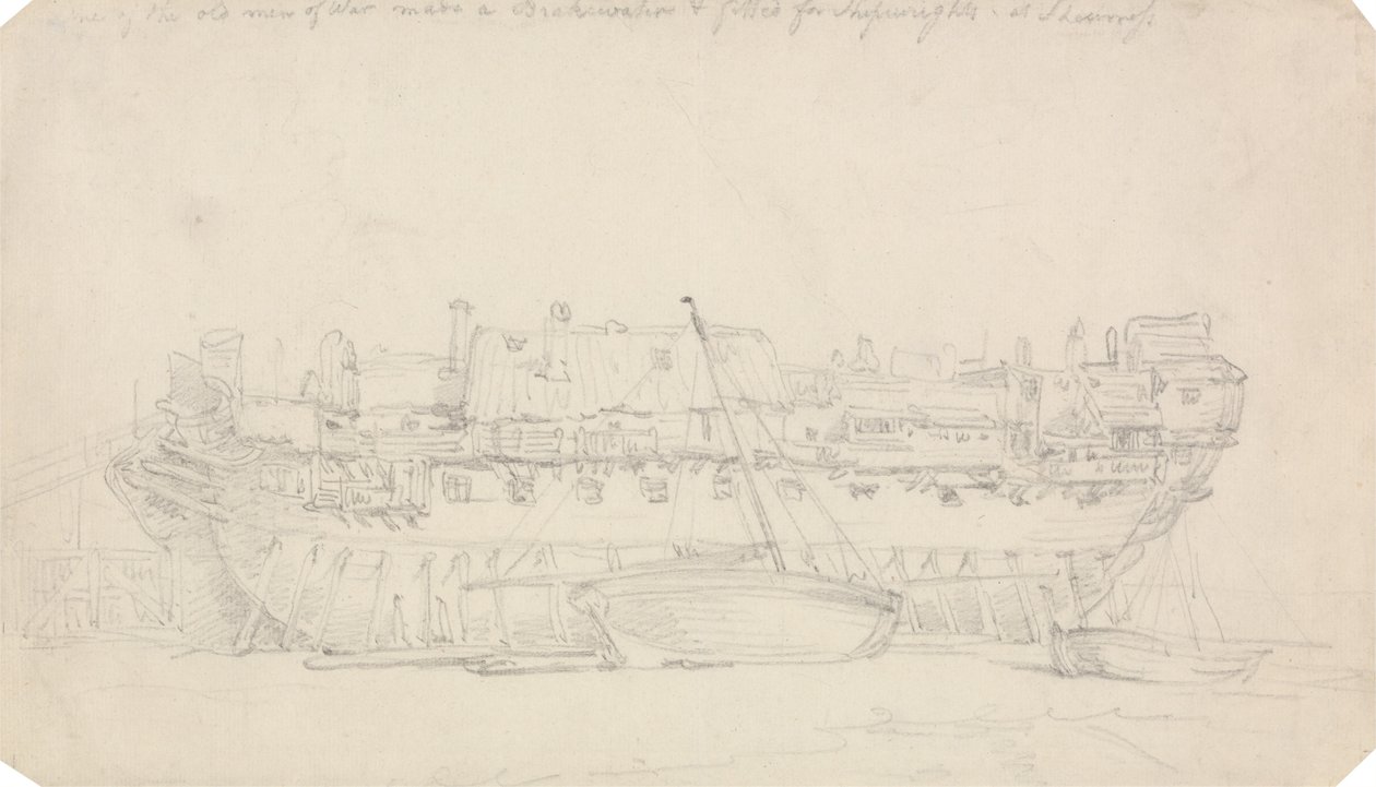 En studie av Hulken av Thomas Rowlandson