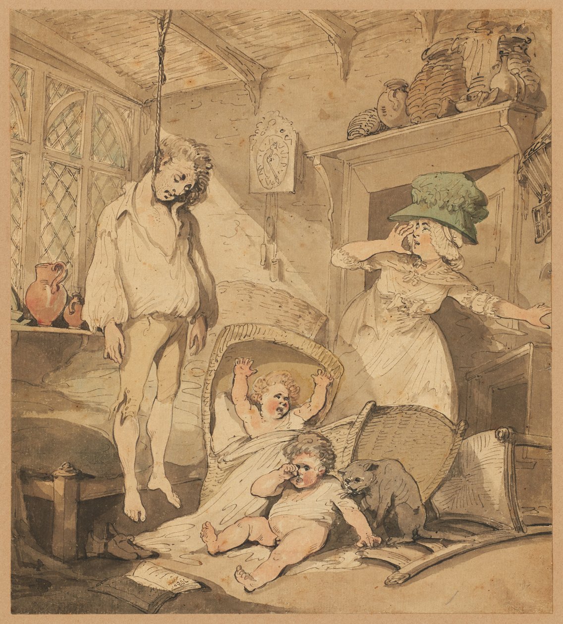 Självmord av Thomas Rowlandson