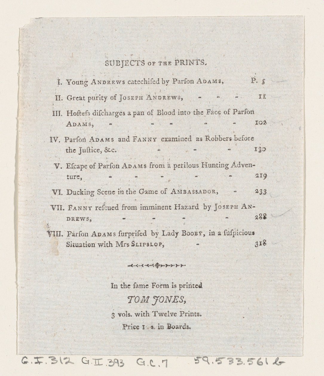 Innehållsförteckning: The Adventures of Joseph Andrews och hans vän Mr. Abraham Adams, 1792., 1792 av Thomas Rowlandson