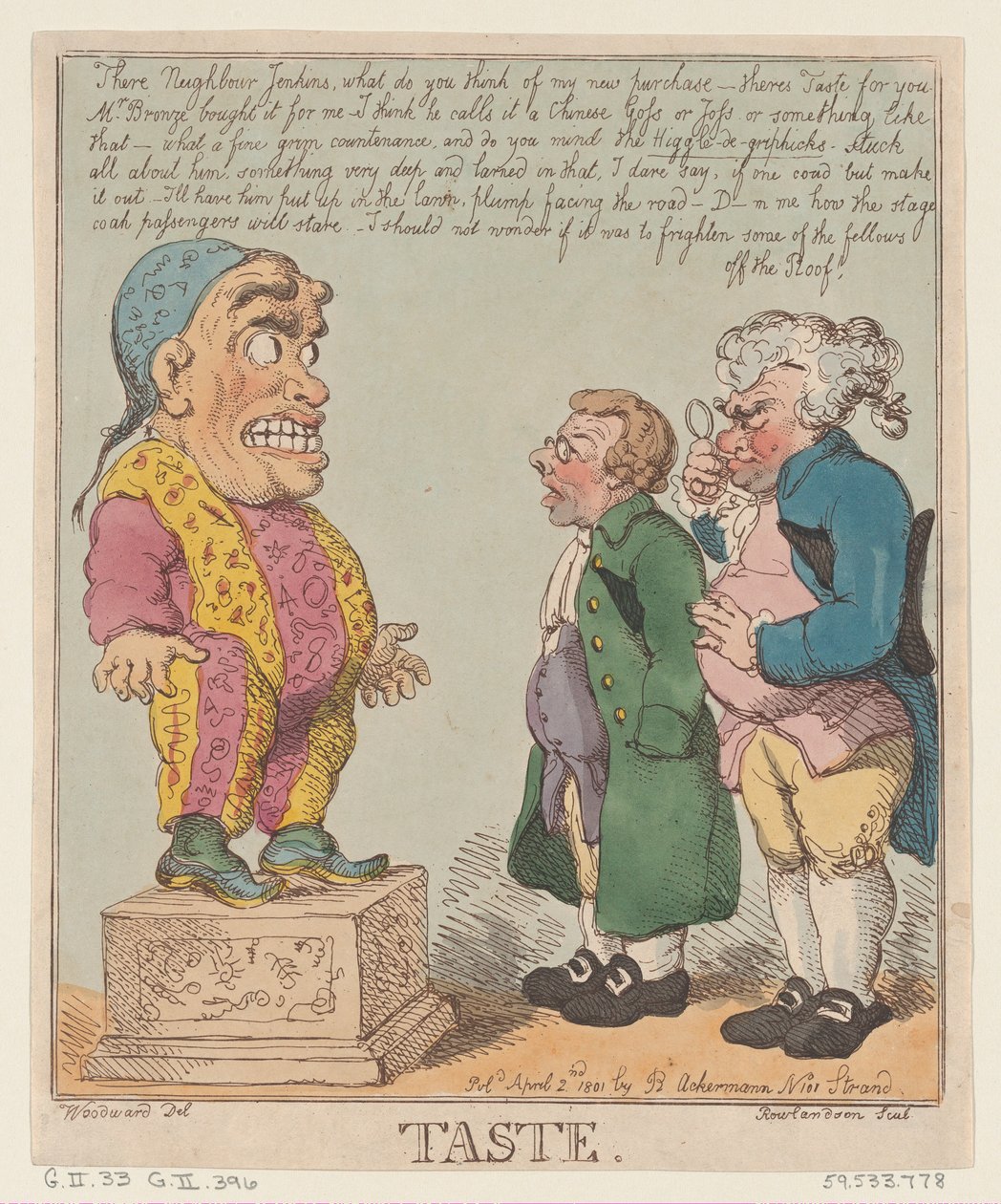 Smak, 2 april 1801., 2 april 1801. av Thomas Rowlandson