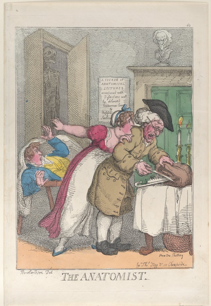 Anatomisten, 12 mars 1811, 12 mars 1811. av Thomas Rowlandson