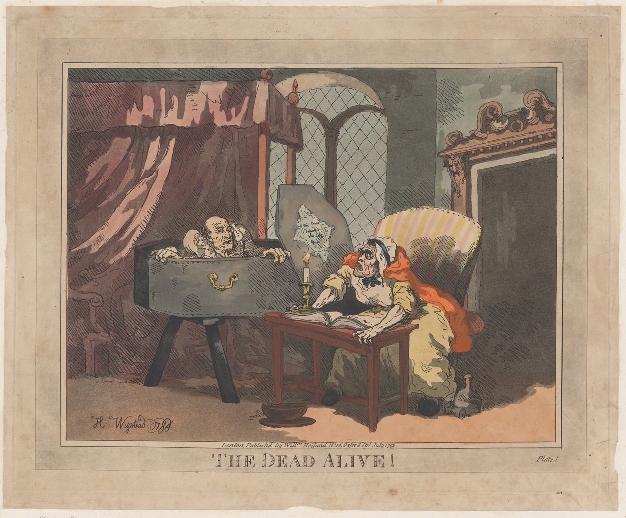 The Dead Alive!, juli 1795, juli 1795. av Thomas Rowlandson
