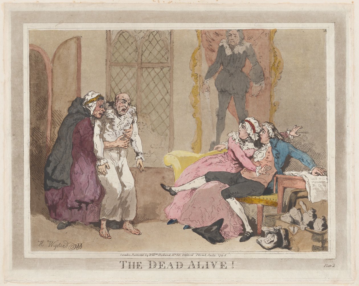 The Dead Alive!, juli 1795, juli 1795. av Thomas Rowlandson