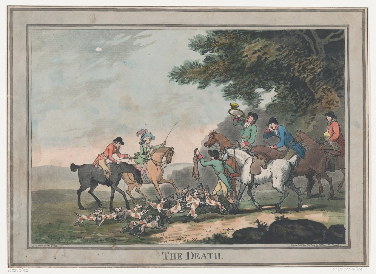 Döden, 1 februari 1789, 1 februari 1789. av Thomas Rowlandson