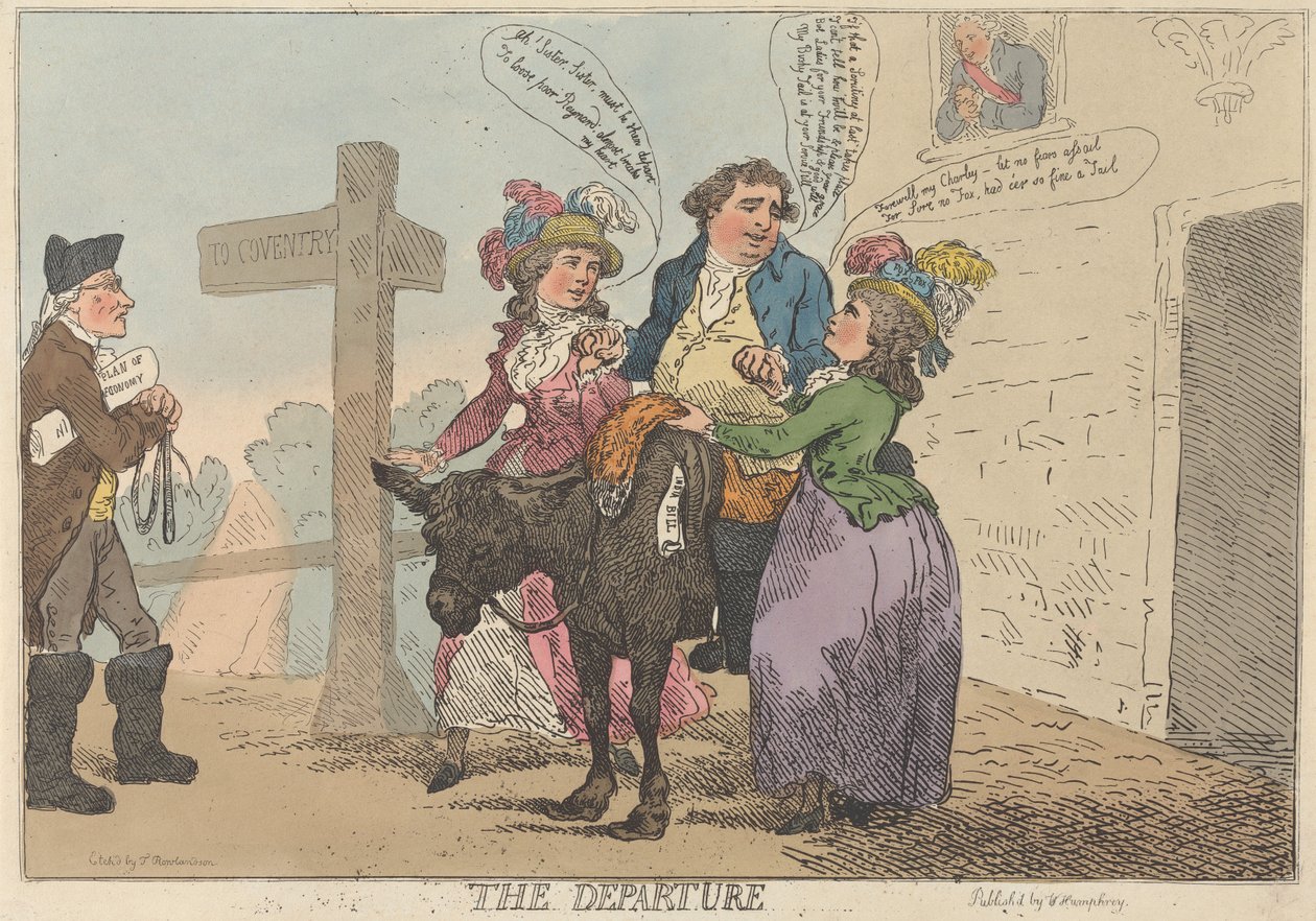 Avresan av Thomas Rowlandson