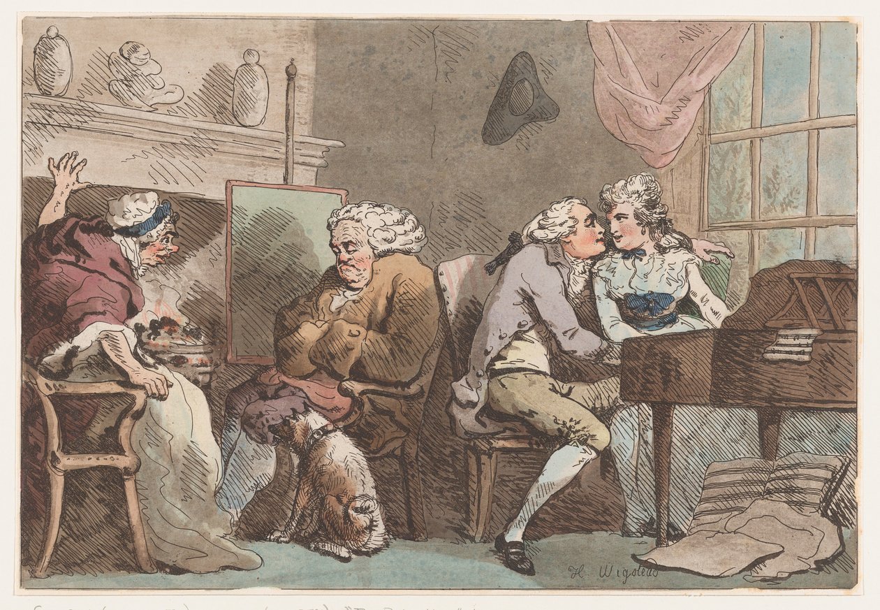 Upptäckten, 15 juni 1796, 15 juni 1796. av Thomas Rowlandson