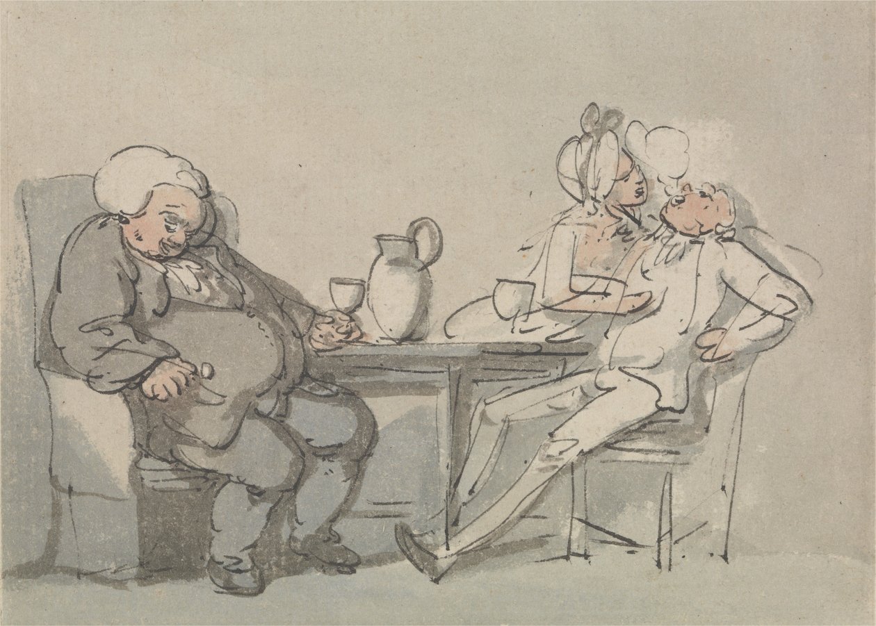 Doktorn segrade av Thomas Rowlandson