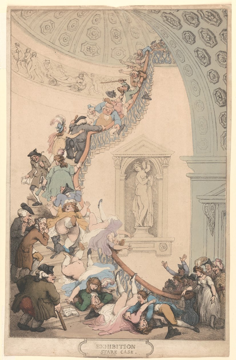 Utställningen ”Stare-Case” av Thomas Rowlandson