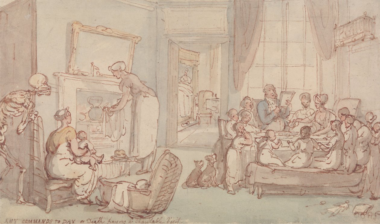 Barnens familj av Thomas Rowlandson