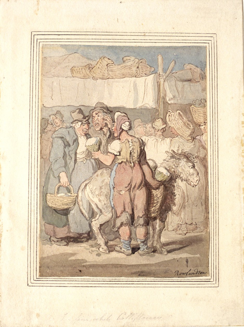 Den fina vita blomkålen av Thomas Rowlandson