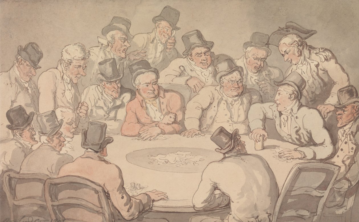 Spelbordet av Thomas Rowlandson