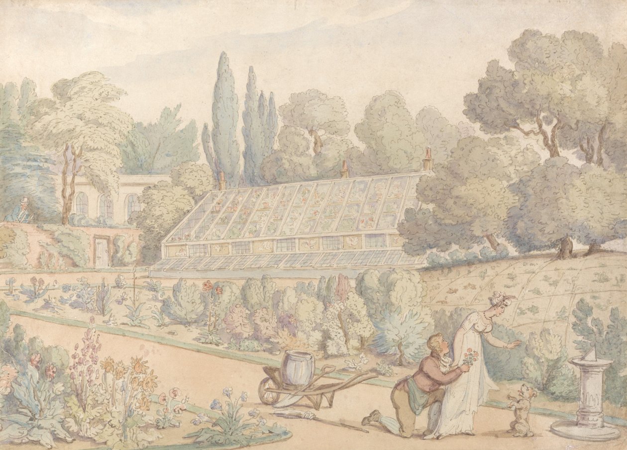 Trädgårdsmästarens gåva av Thomas Rowlandson