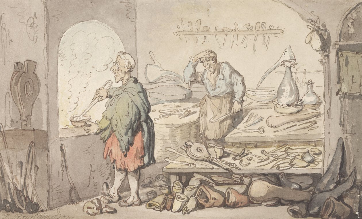 Glasbruket av Thomas Rowlandson