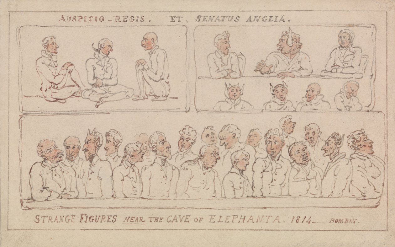 Stormästaren eller Qui His äventyr i Hindostan av Thomas Rowlandson