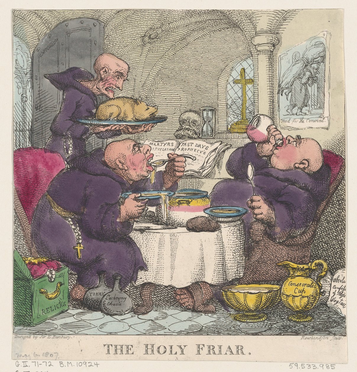 Den helige broder, 6 maj 1807., 6 maj 1807. av Thomas Rowlandson