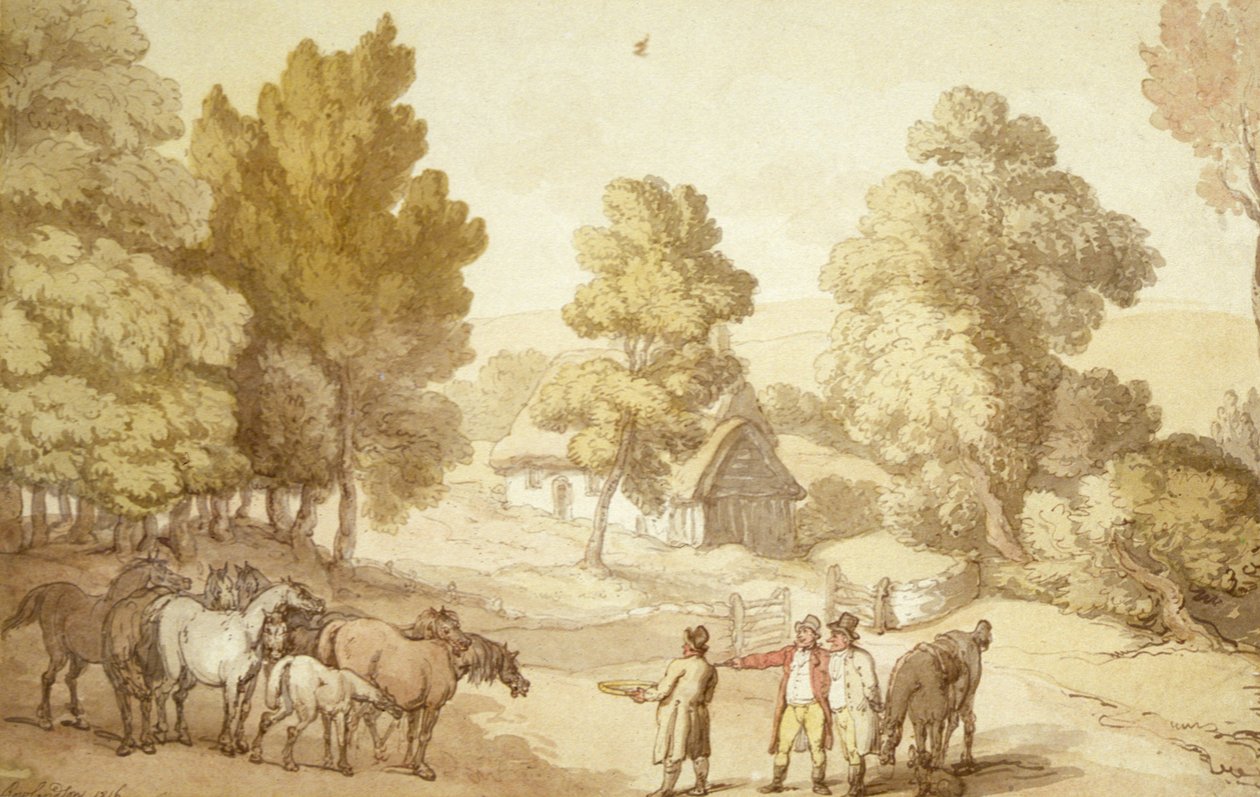 Hästhandlaren av Thomas Rowlandson