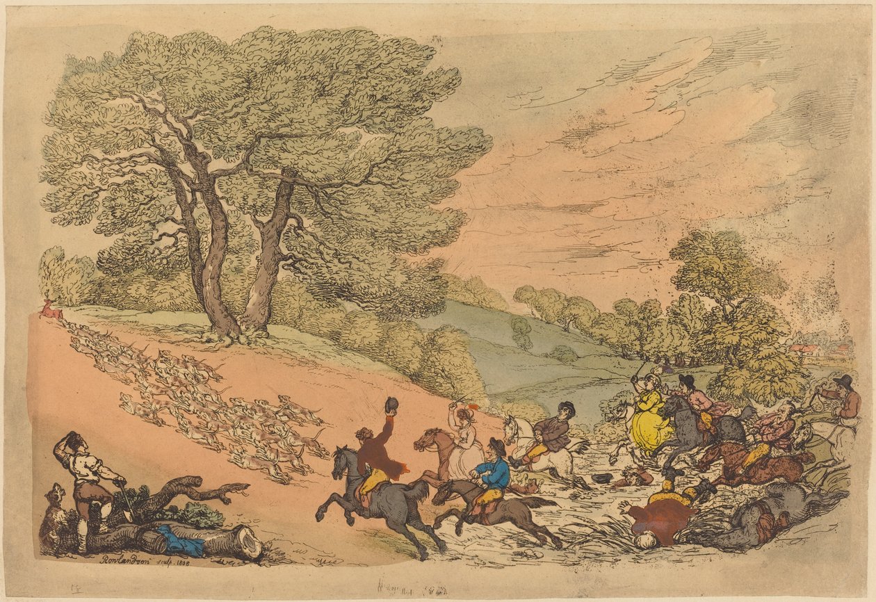 Jakten av Thomas Rowlandson
