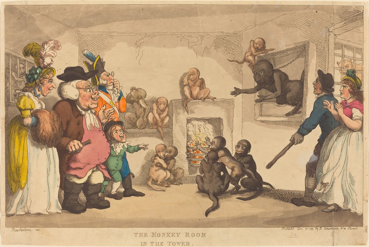 Aprummet i tornet av Thomas Rowlandson