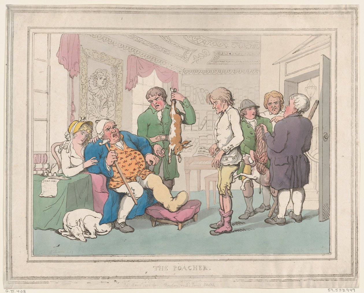 Tjuvskytten, 1 maj 1806, 1 maj 1806. av Thomas Rowlandson