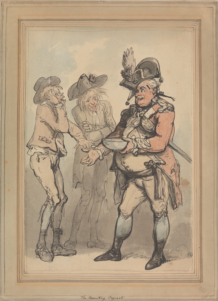 Rekryteringssergeanten av Thomas Rowlandson