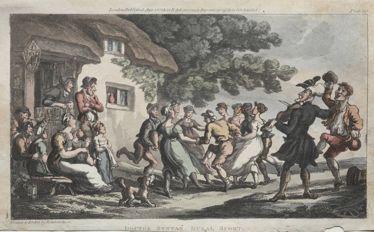 Rev Dr. Syntax Rural Sport av Thomas Rowlandson