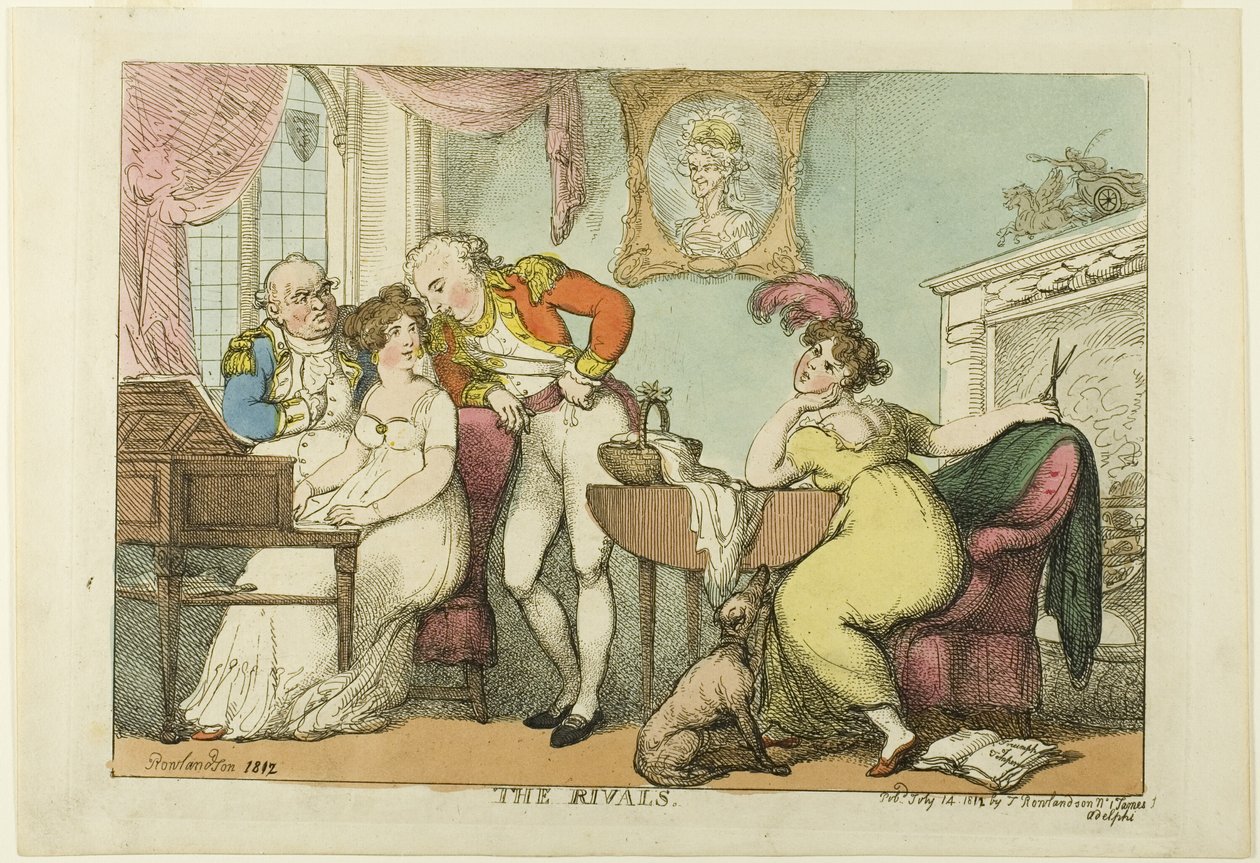 Rivalerna av Thomas Rowlandson