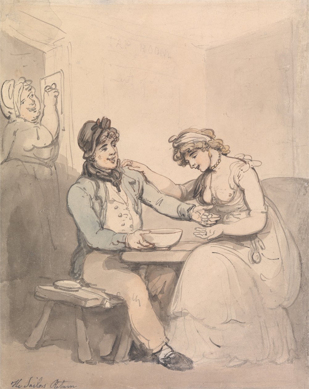 Sjömannens återkomst av Thomas Rowlandson