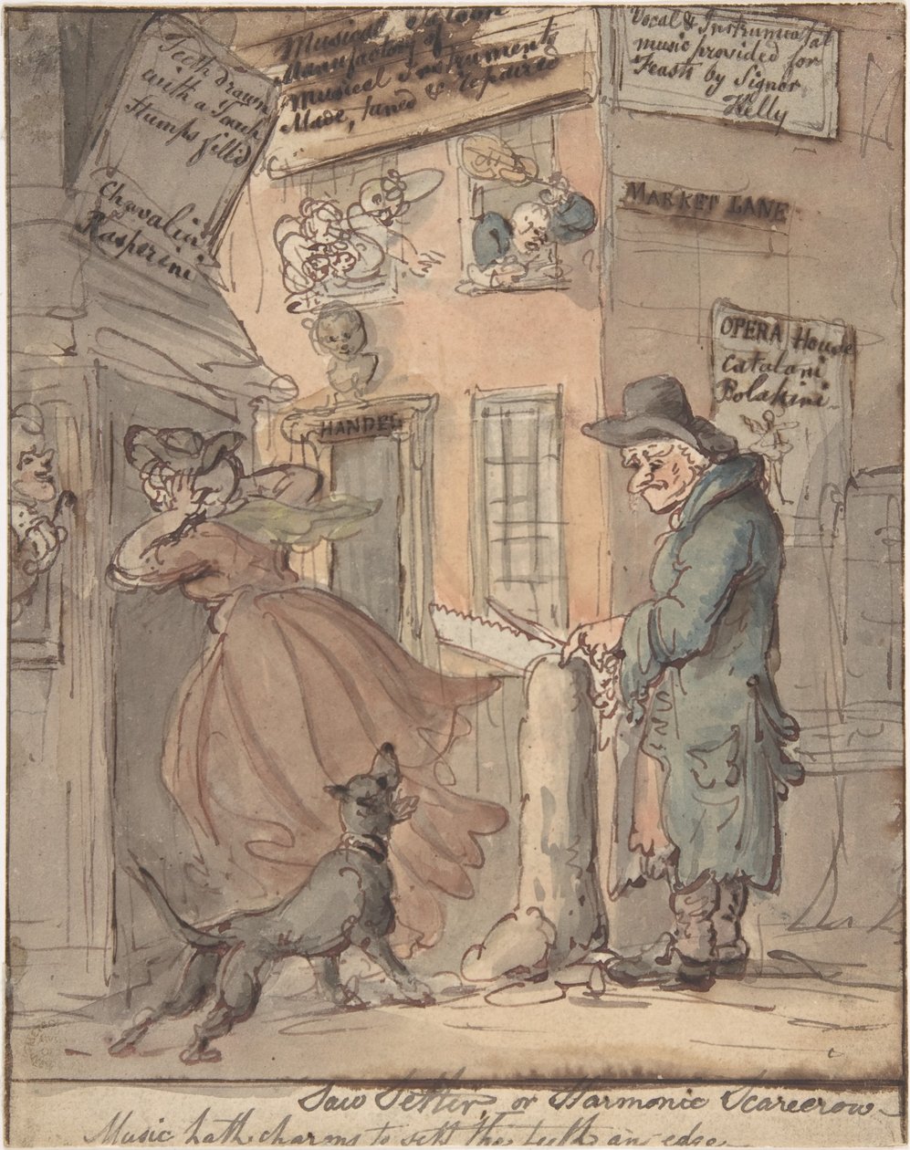 Såginställaren av Thomas Rowlandson