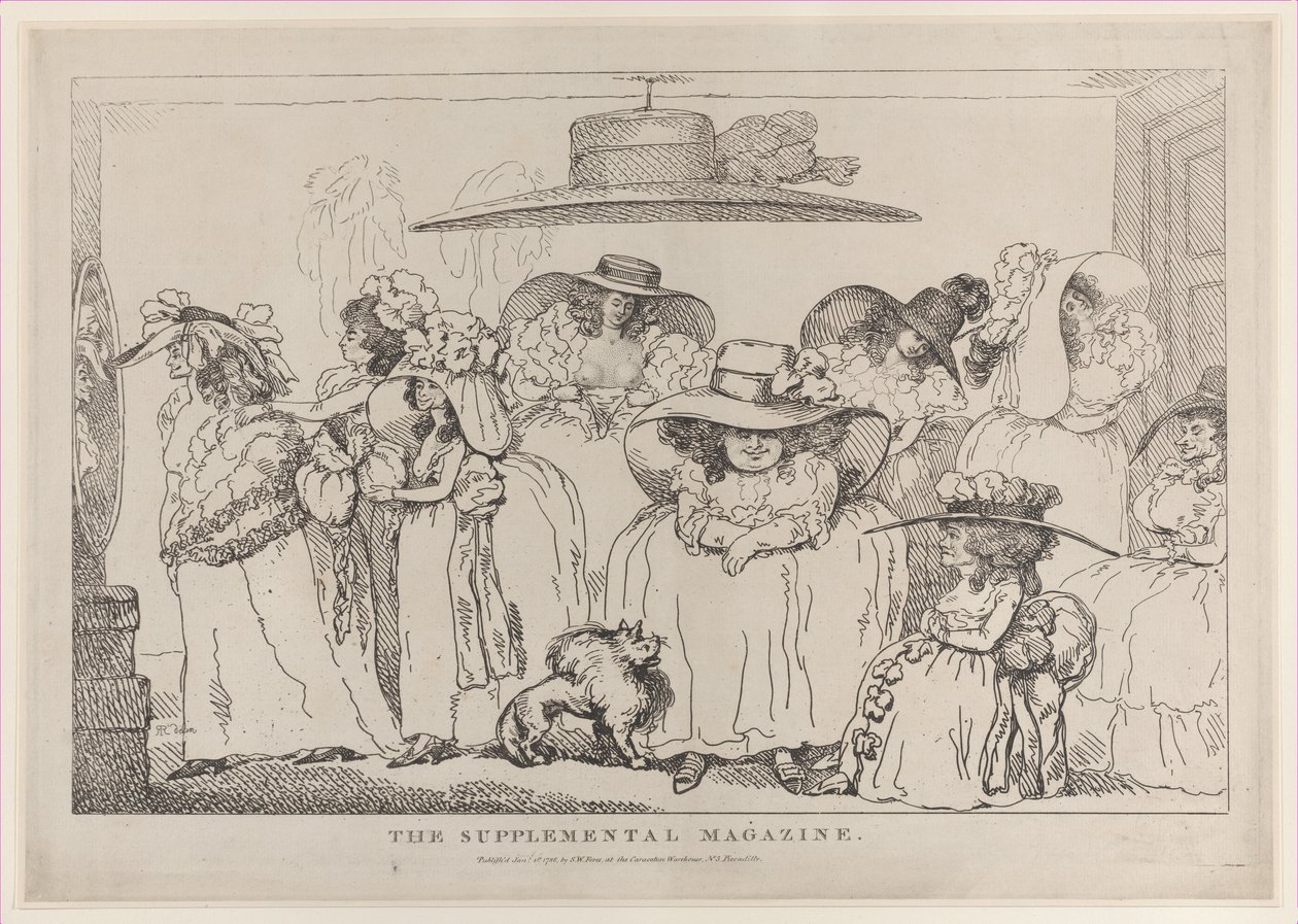 The Supplemental Magazine, 1 januari 1786., 1 januari 1786. av Thomas Rowlandson