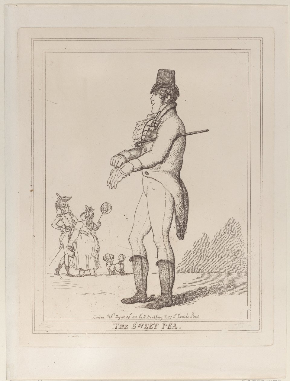 The Sweet Pea, 29 augusti 1812, 29 augusti 1812. av Thomas Rowlandson