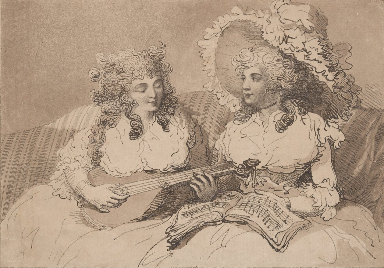 The Syrens, 10 april 1787, 10 april 1787. av Thomas Rowlandson
