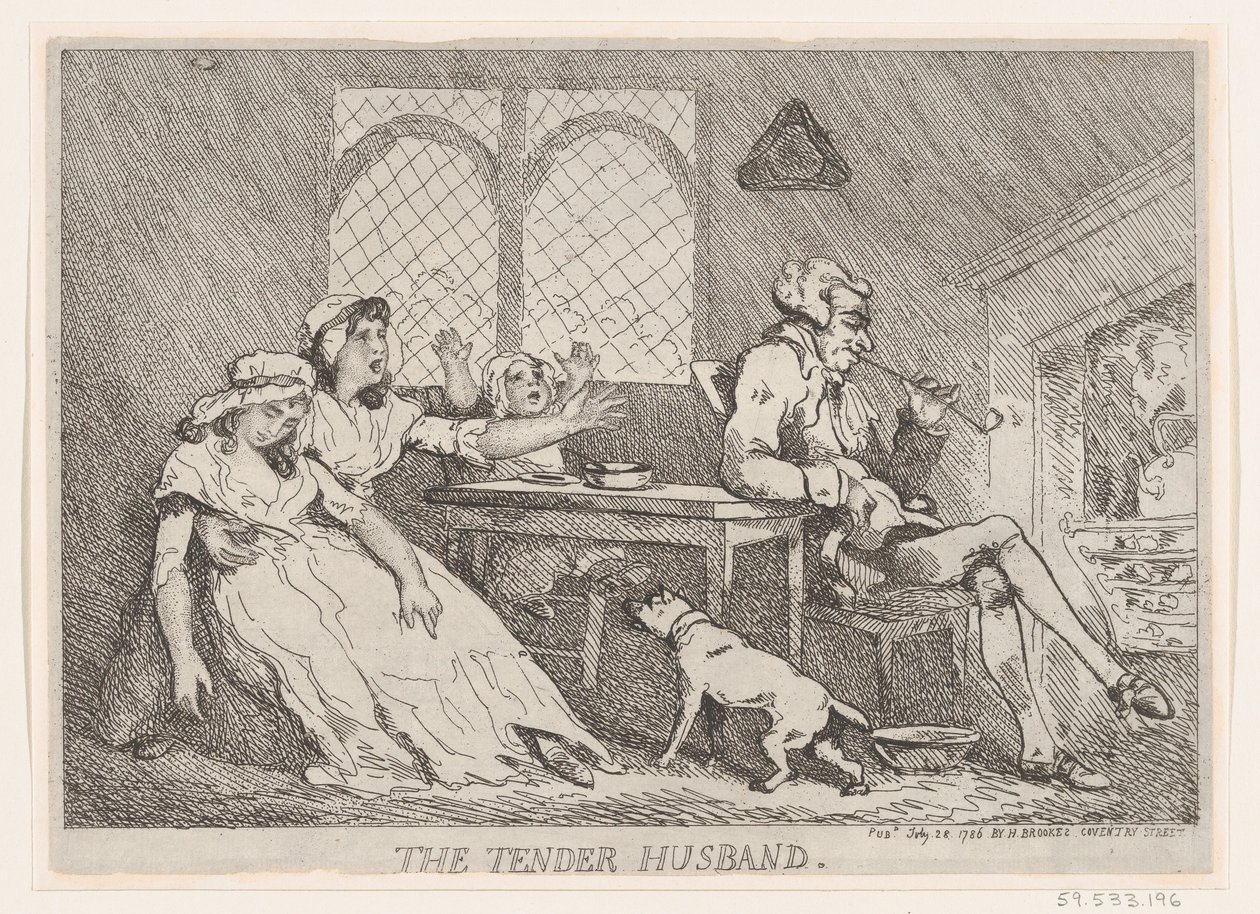 Den öma maken, 28 juli 1786, 28 juli 1786. av Thomas Rowlandson