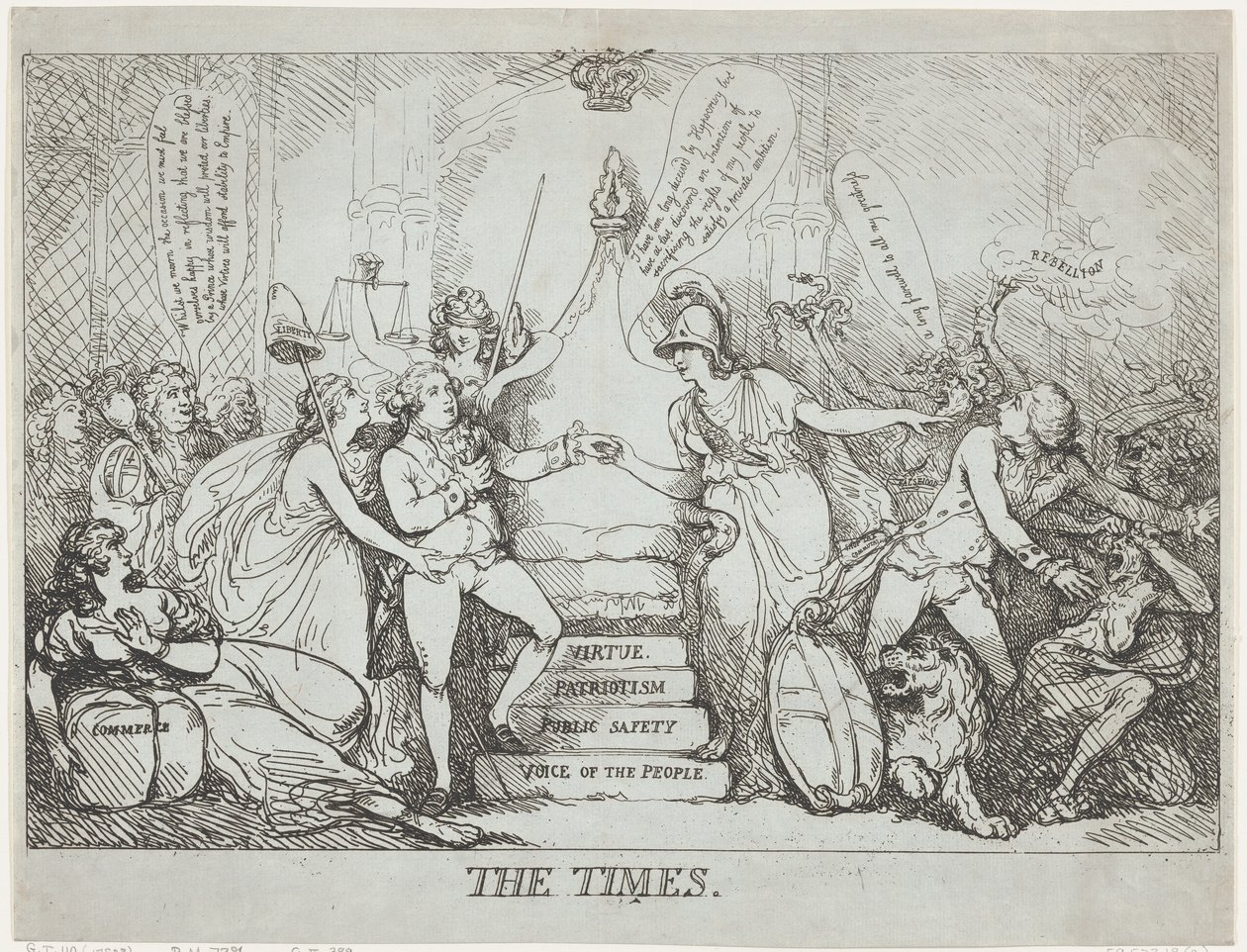 The Times, december 1788, december 1788. av Thomas Rowlandson