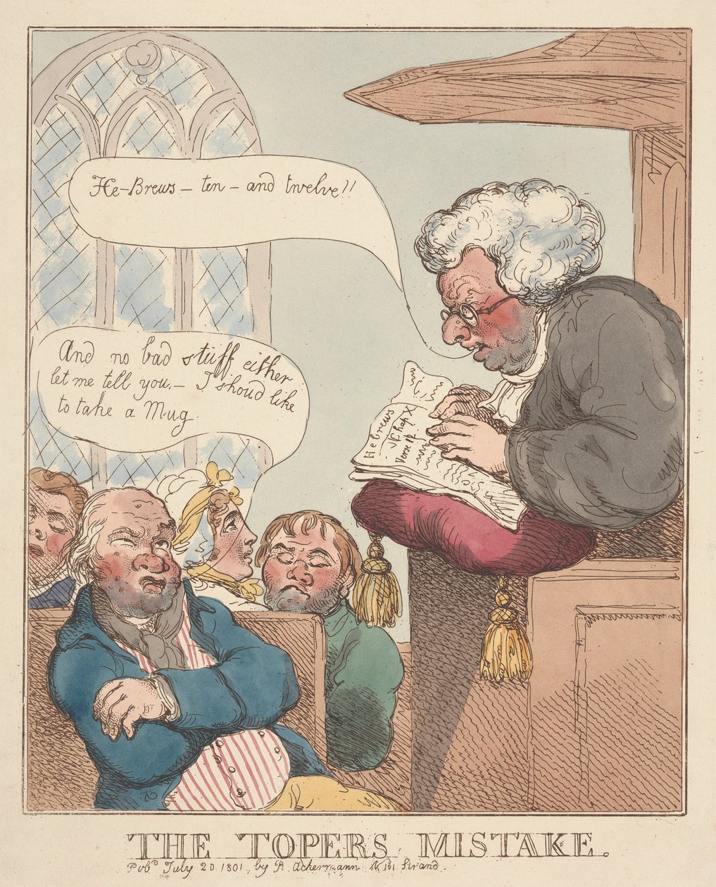 Topers misstag av Thomas Rowlandson