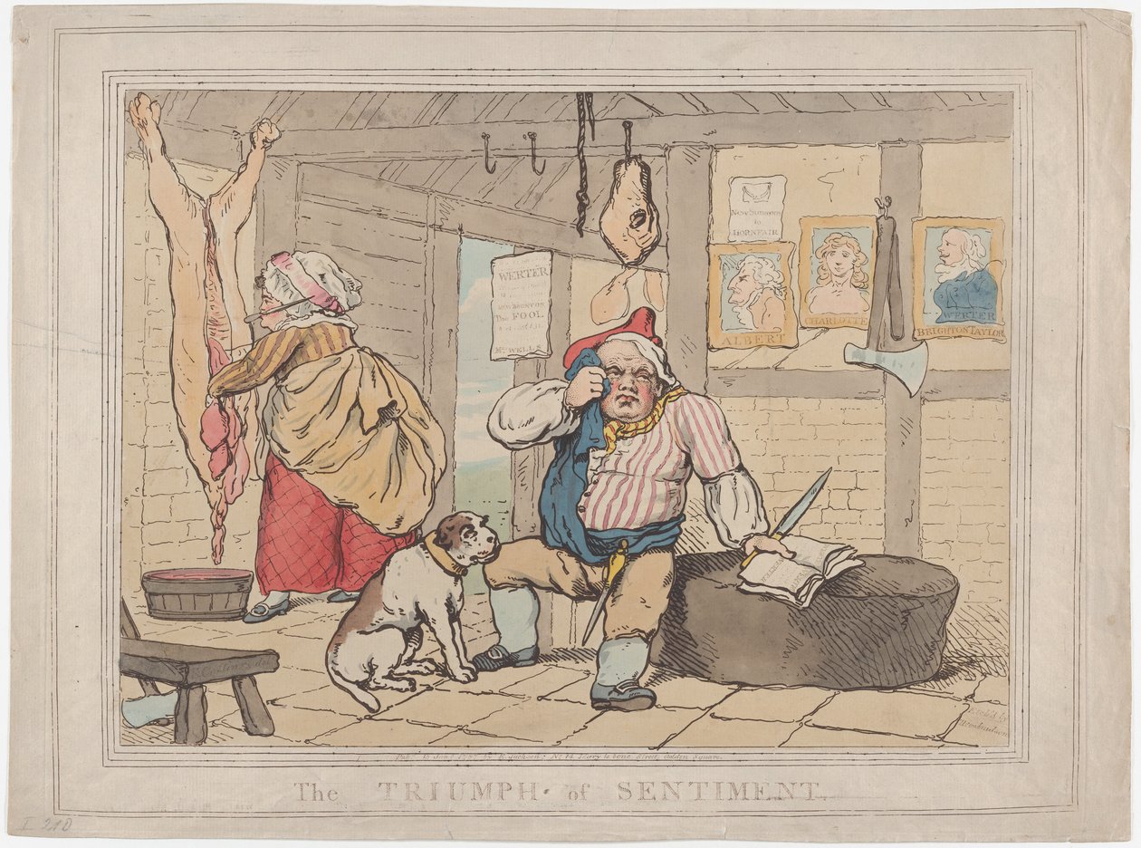 Känslans triumf, 15 januari 1787, 15 januari 1787. av Thomas Rowlandson