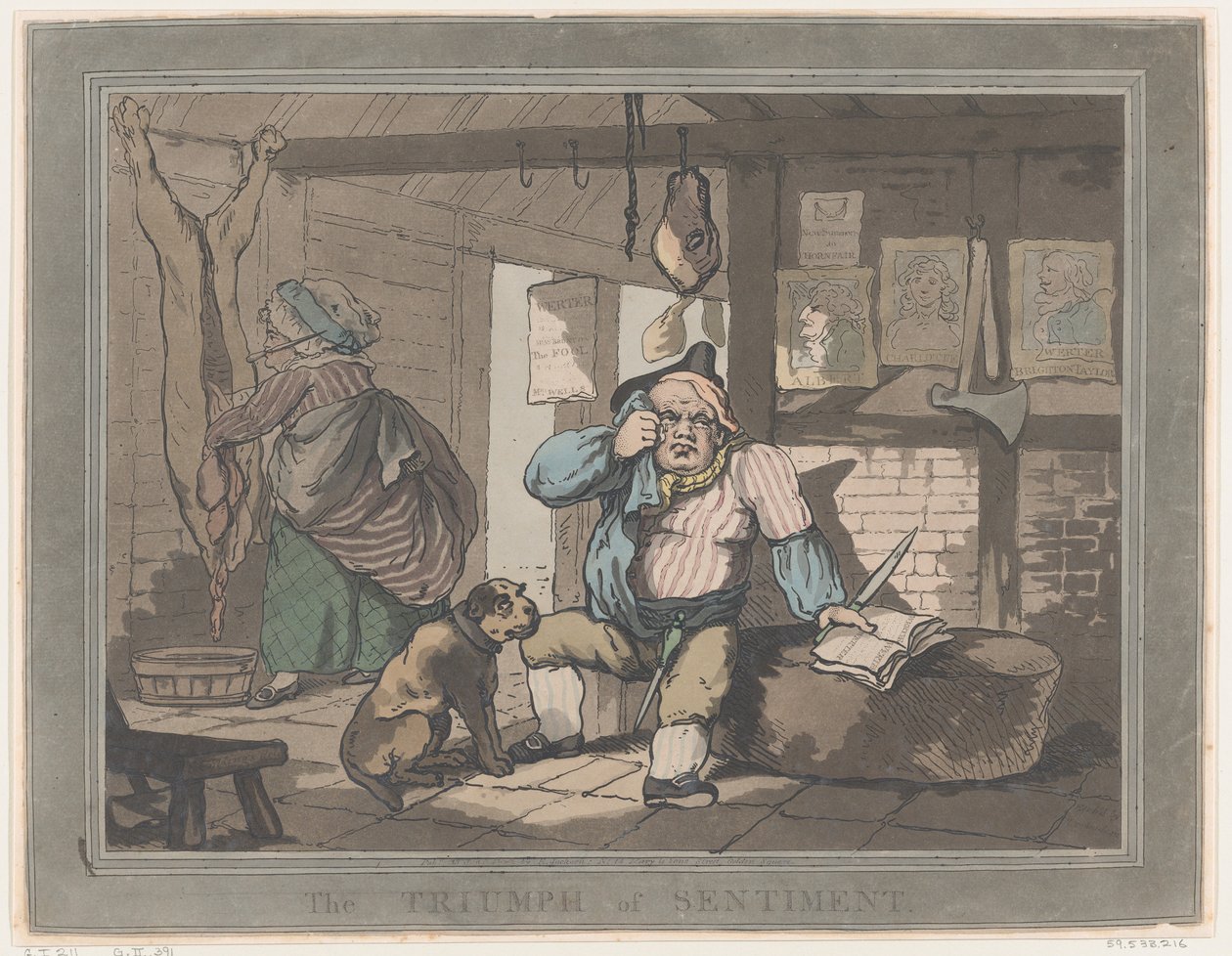 Känslans triumf, 15 januari 1787, 15 januari 1787. av Thomas Rowlandson