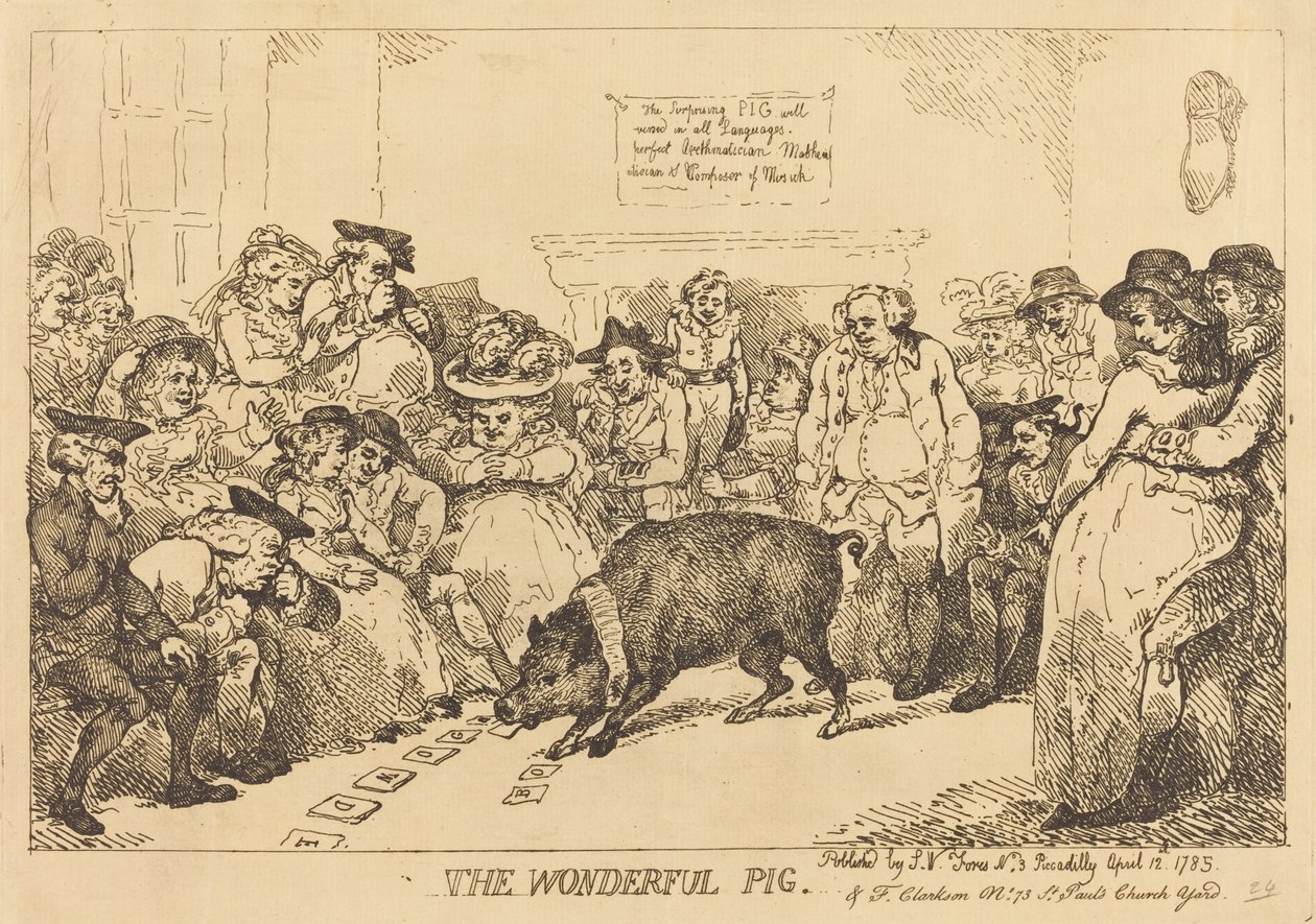 Den underbara grisen av Thomas Rowlandson