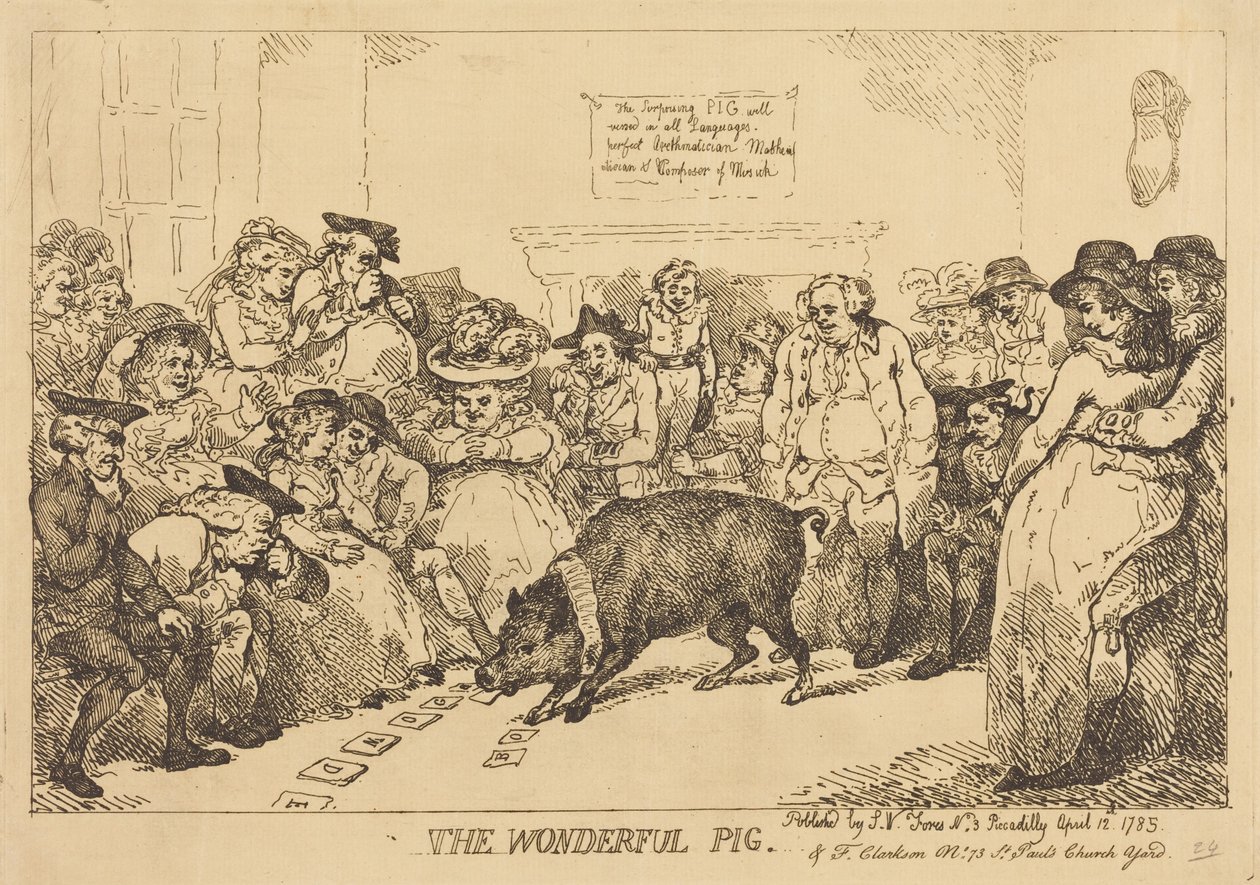 Den underbara grisen av Thomas Rowlandson
