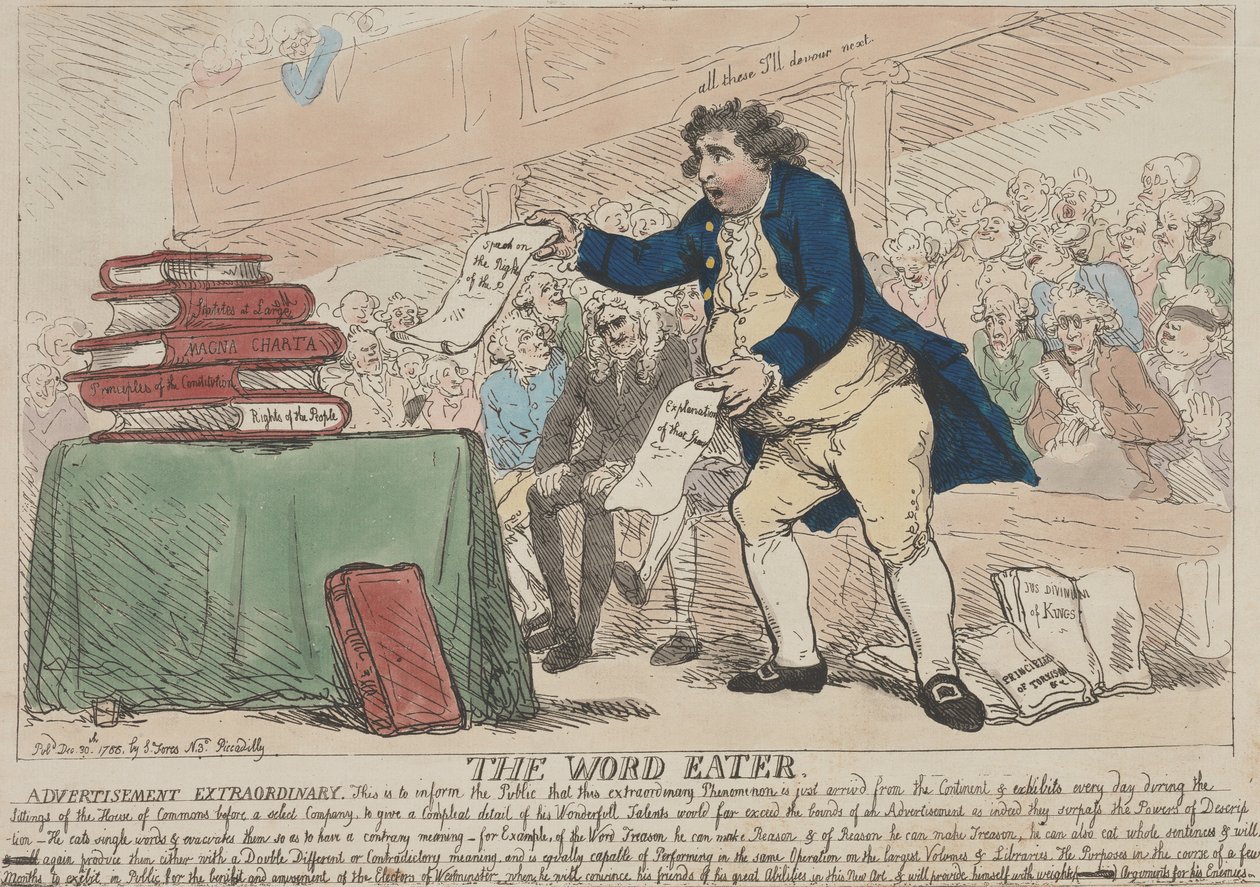 Ordätaren av Thomas Rowlandson