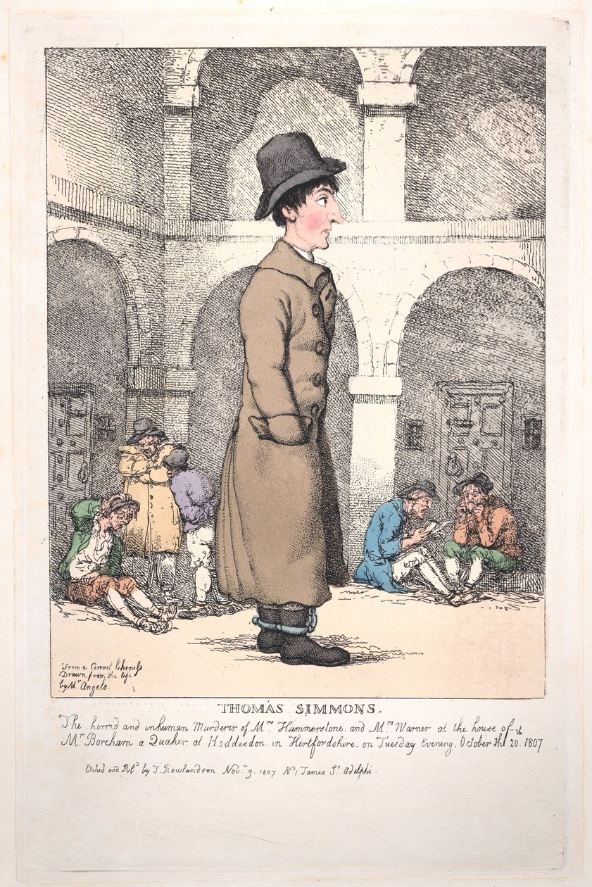 Thomas Simmons, 9 november 1807, 9 november 1807. av Thomas Rowlandson