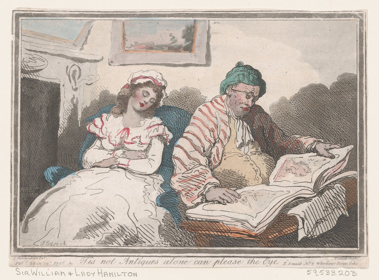 Tis not Antiques Alone can Please the Eye, or Tastes Differ, 20 november 1786., 20 november 1786. av Thomas Rowlandson