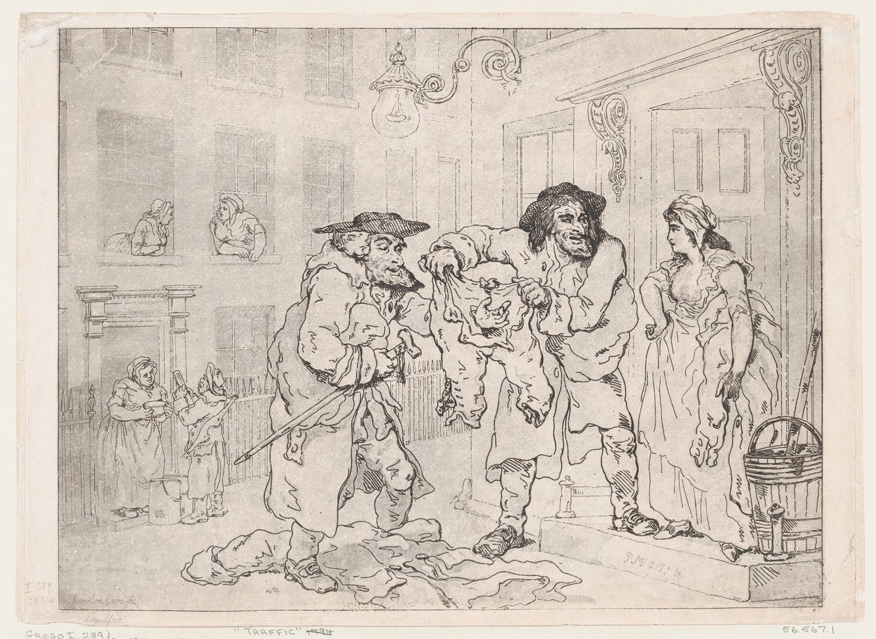 Trafiken, 1791., 1791. av Thomas Rowlandson