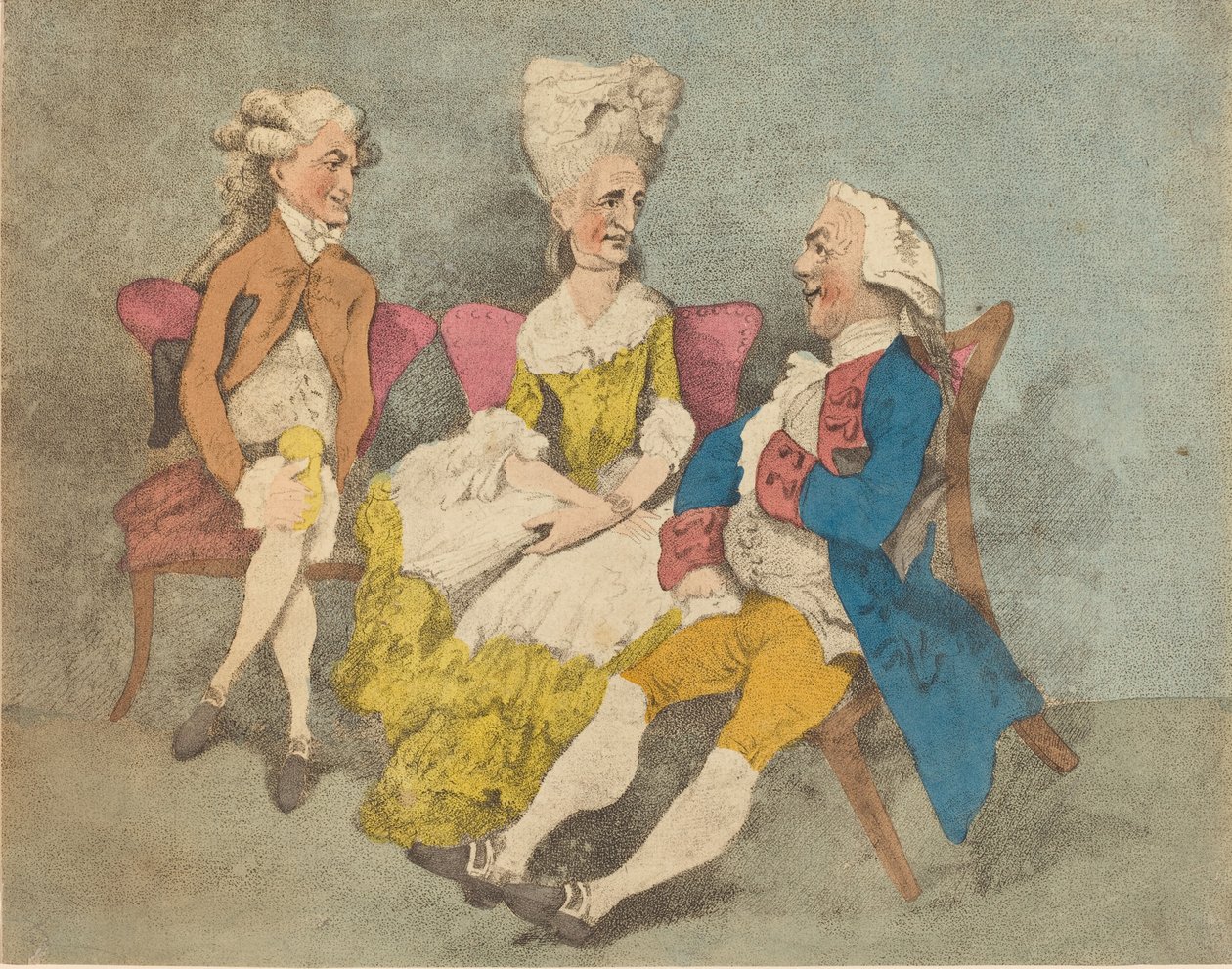 Två strängar till din båge, 1800. av Thomas Rowlandson