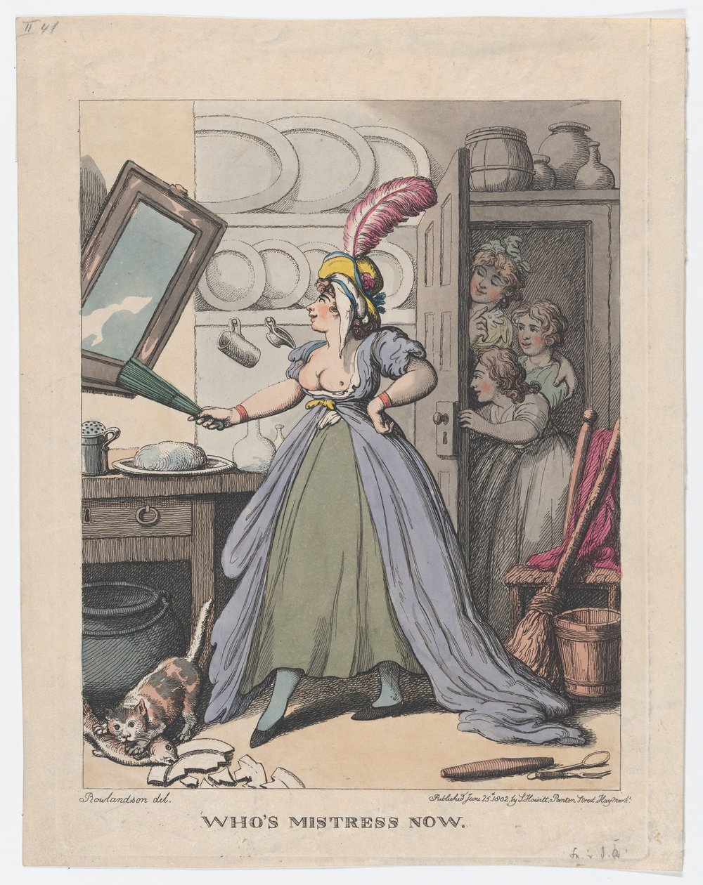 Vem är älskarinna nu, 25 juni 1802, 25 juni 1802. av Thomas Rowlandson